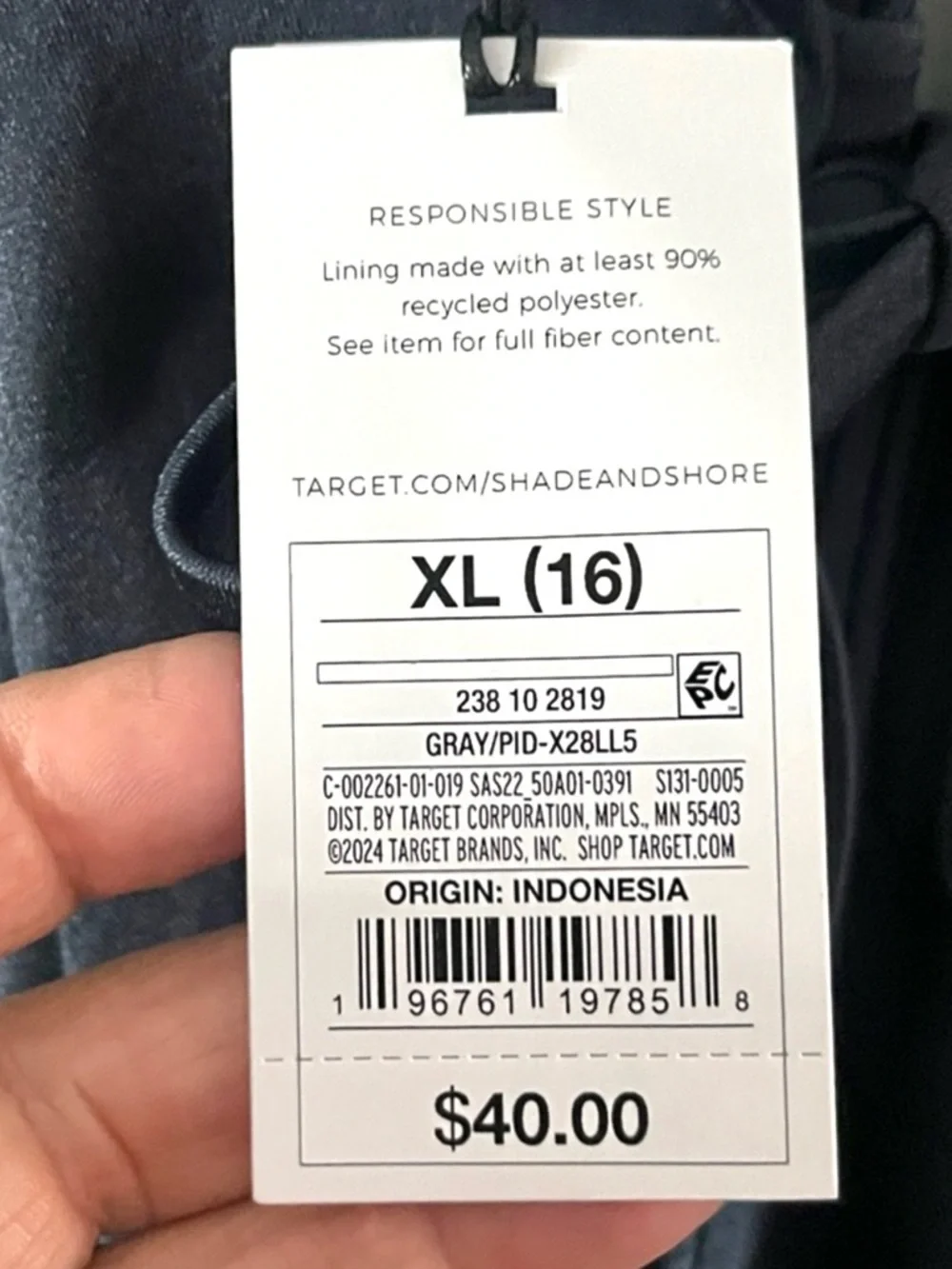 Shade & Shore Women’s Black Ruched Plunge One-Piece V Neck Swimsuit Size XL NWT - Picture 14 of 16